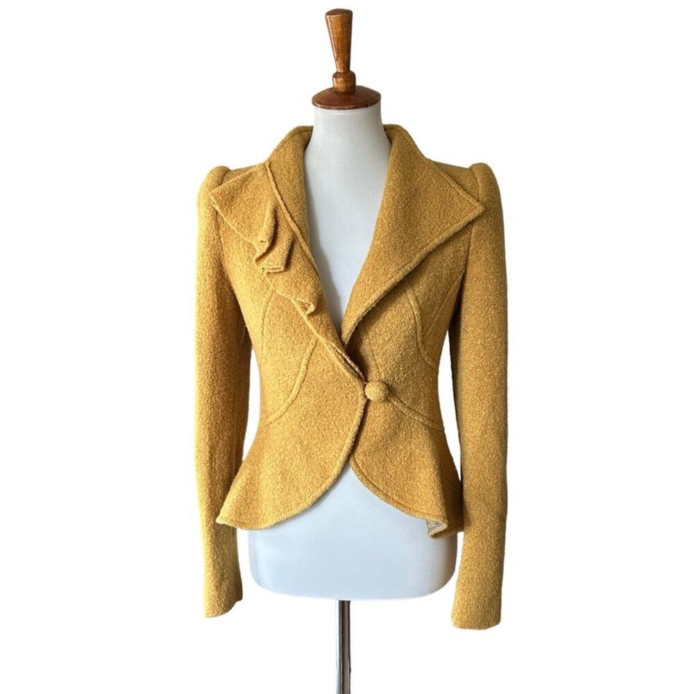 Vintage Nanette Lepore Architectural Peplum Blazer - Picture 1 of 7